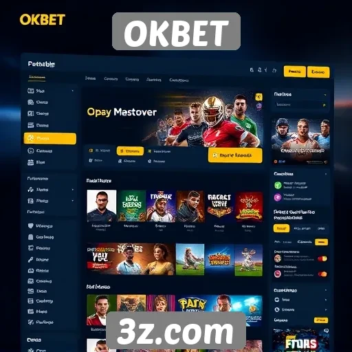 Interface amigável melhora experiência do usuário no OKBET